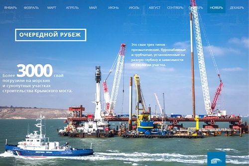 Крымский мост: первый год строительства в цифрах и фактах