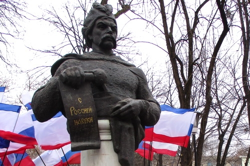 В Крыму сегодня вспоминали великого Богдана (ВИДЕО)