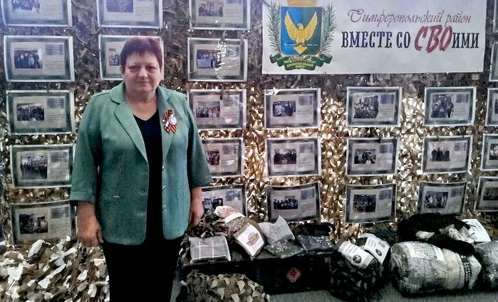 В первых рядах — добровольцы из Мирного